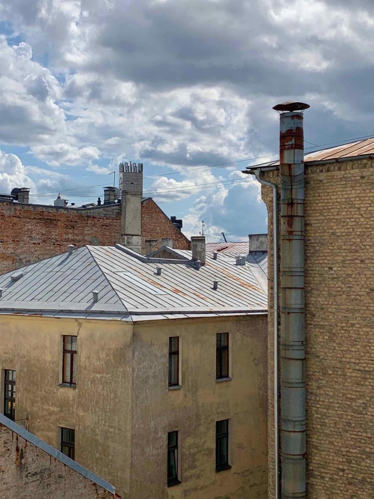 Lägenhet Charming With Rooftop View Riga